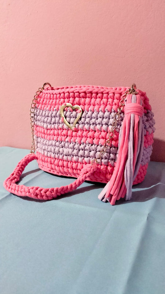 BOLSO ROSA LILA