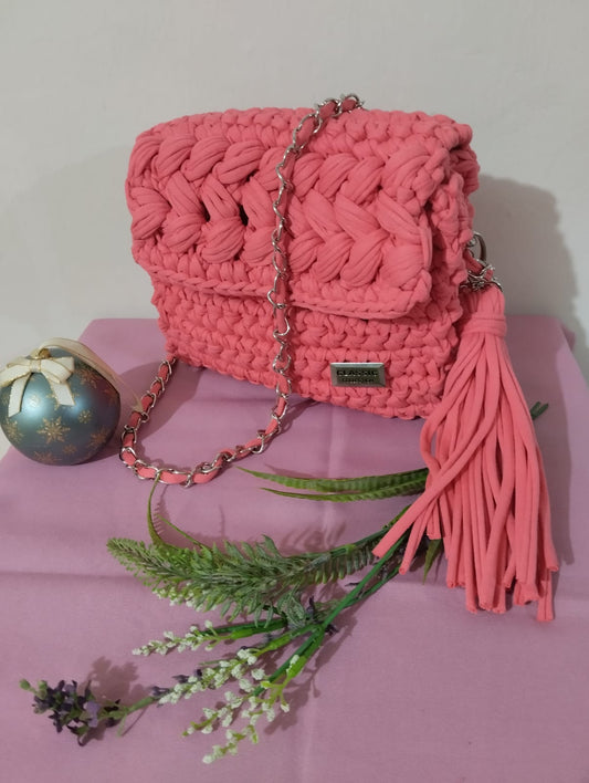 BOLSO ROSADO CUAD