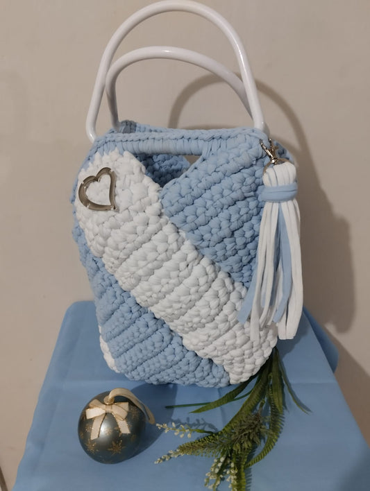 BOLSO AZUL BLANCO